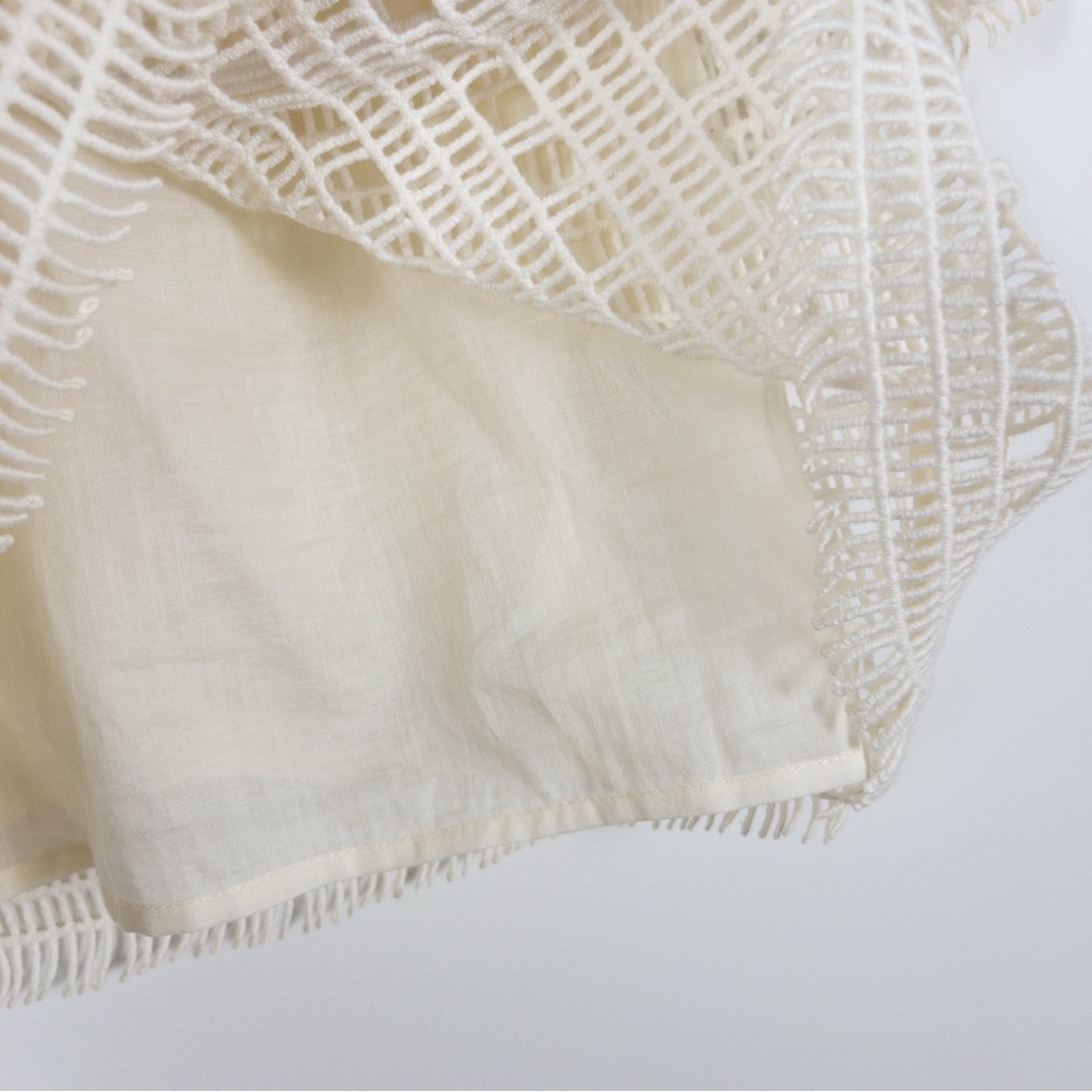 Tory Burch White Crochet Blouse - Picture 10 of 12